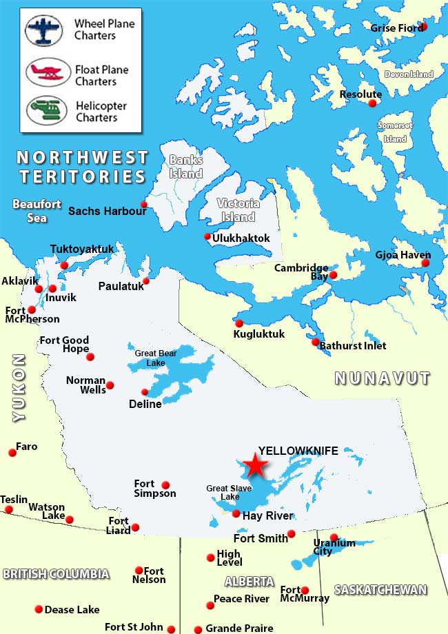 Charter Flights To Great Slave Lake Northwest Territories /Charter Flight Network